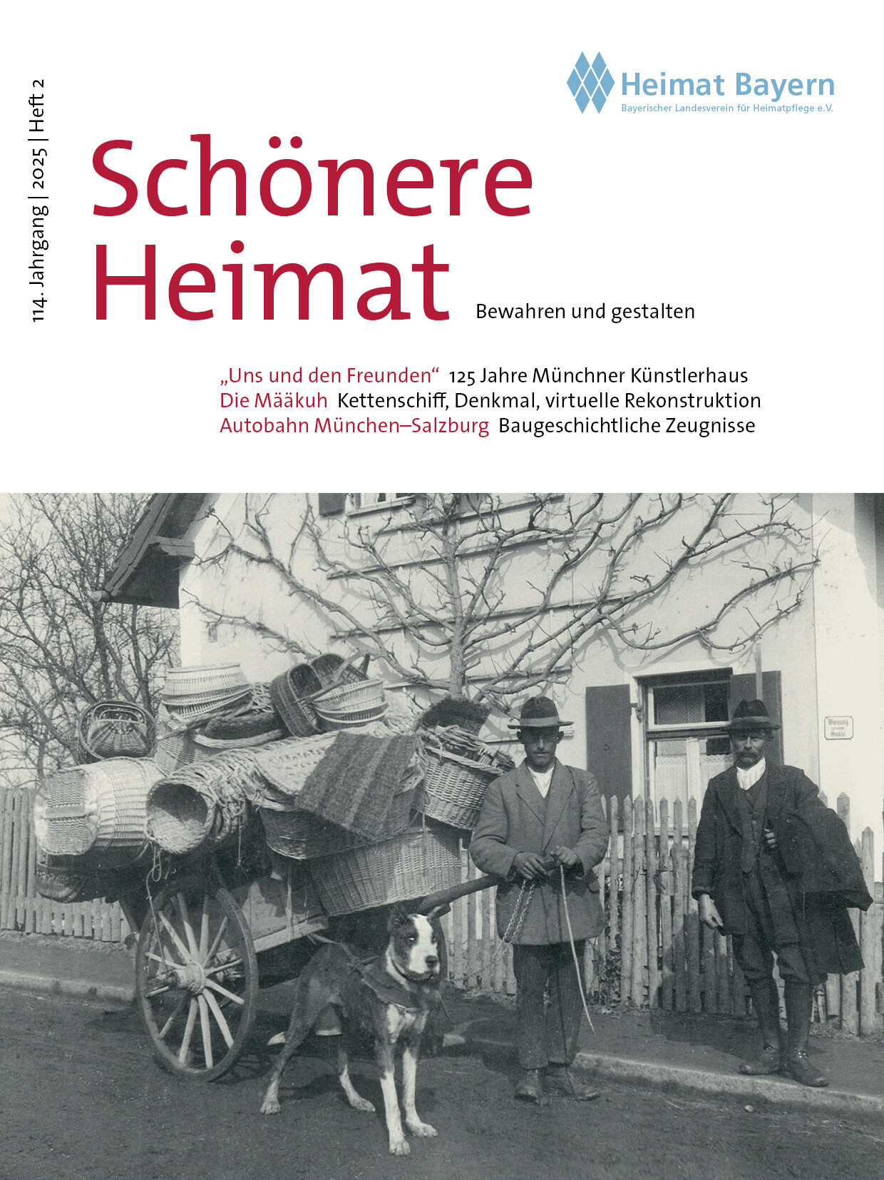 Titelseite der Schöneren Heimat 2025, Heft 2.